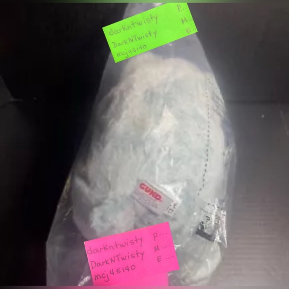 BNWT GUND SNUFFLES BLUE/WHITE APPROX 13” STILL SEALED IN GUND PACKAGING! - Picture 7 of 11